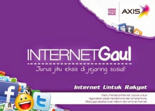 Paket gaul unlimited axis