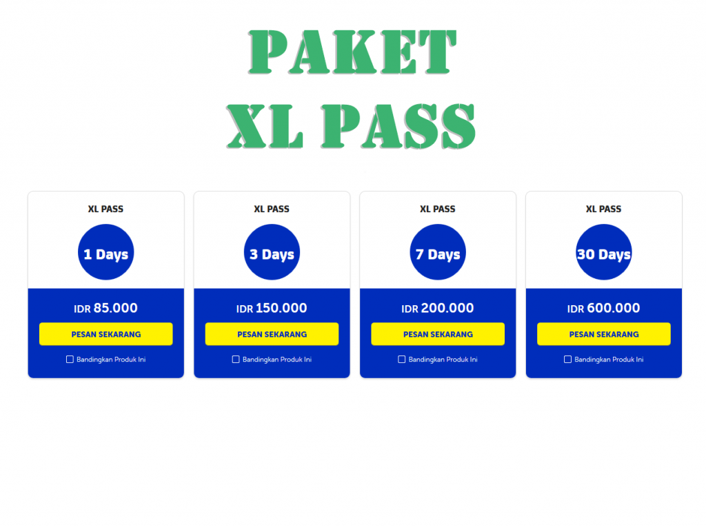 Paket XL Pass
